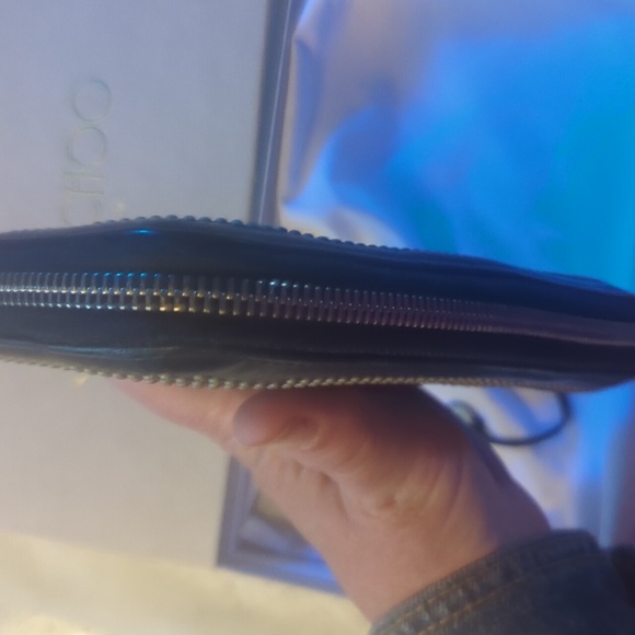 Jimmy Choo Black Wallet with Star Studs Box And Dust Bag Included - Picture 4 of 14